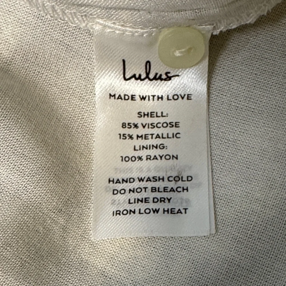 LuLu’s Elegant Gold and Silver Women's Dress Size Small & Medium NWT - Picture 13 of 13